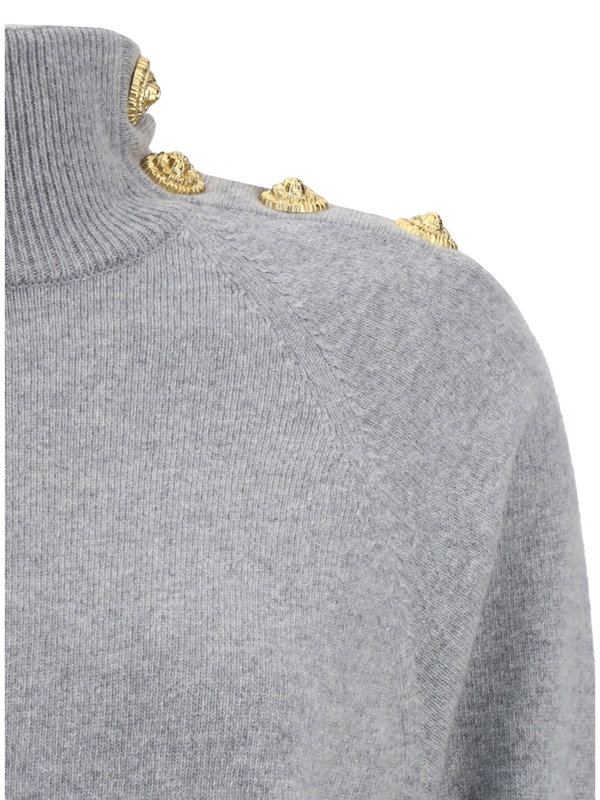 BALMAIN 34 short cashmere sweater dress