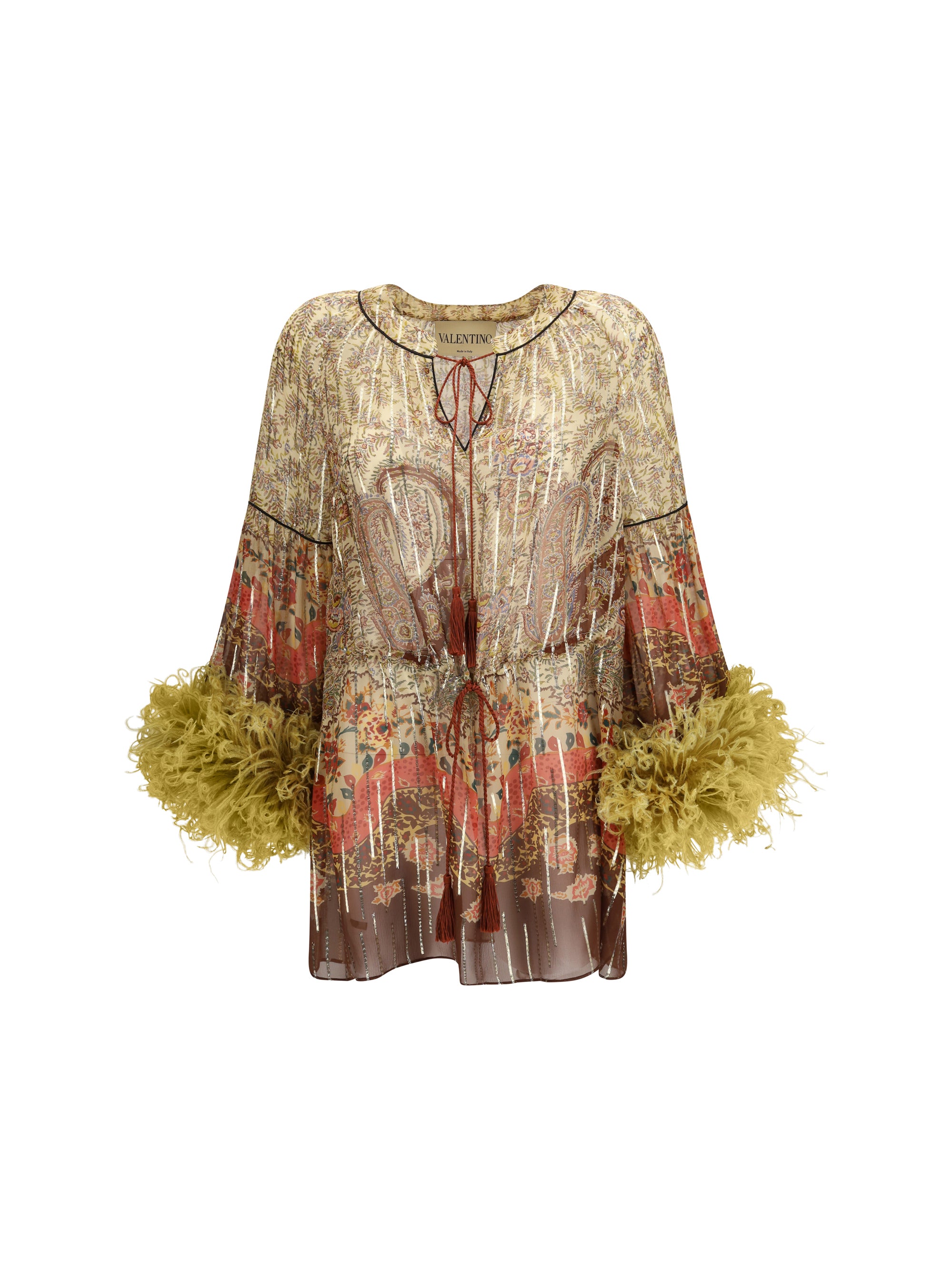 VALENTINO 46 paisley printed blouse