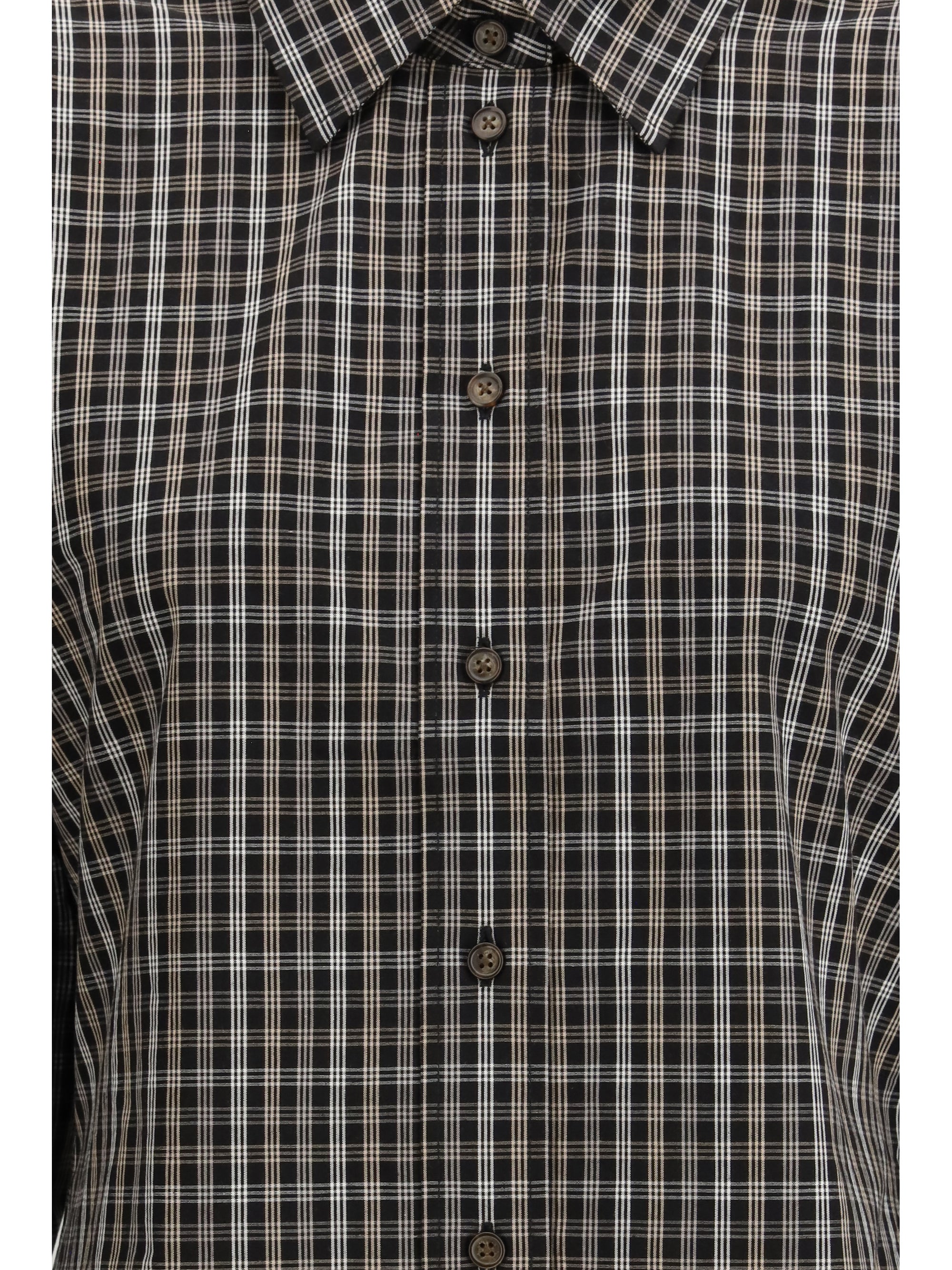 ROHE 36 checked shaped shirt