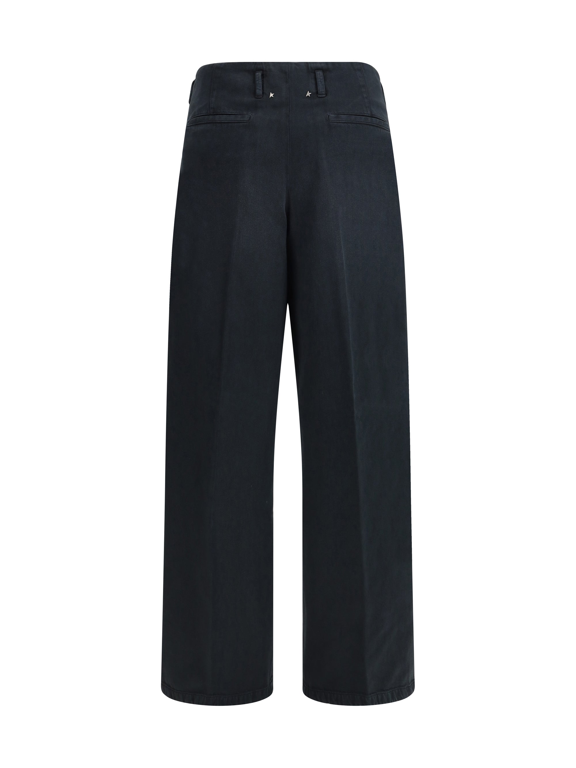 GOLDEN GOOSE 42 cotton denim trousers