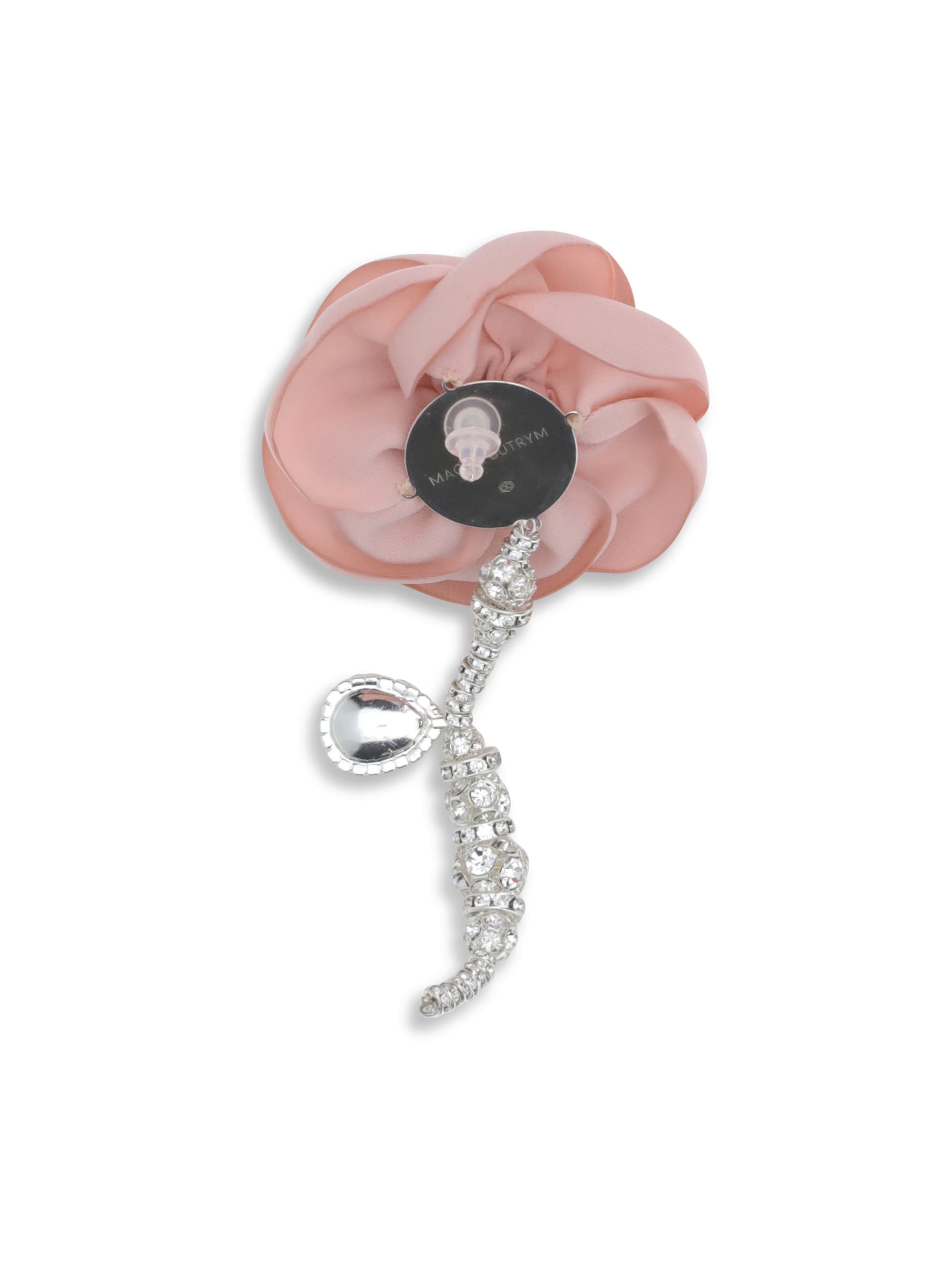 MAGDA BUTRYM OS crystal rose drop single earring