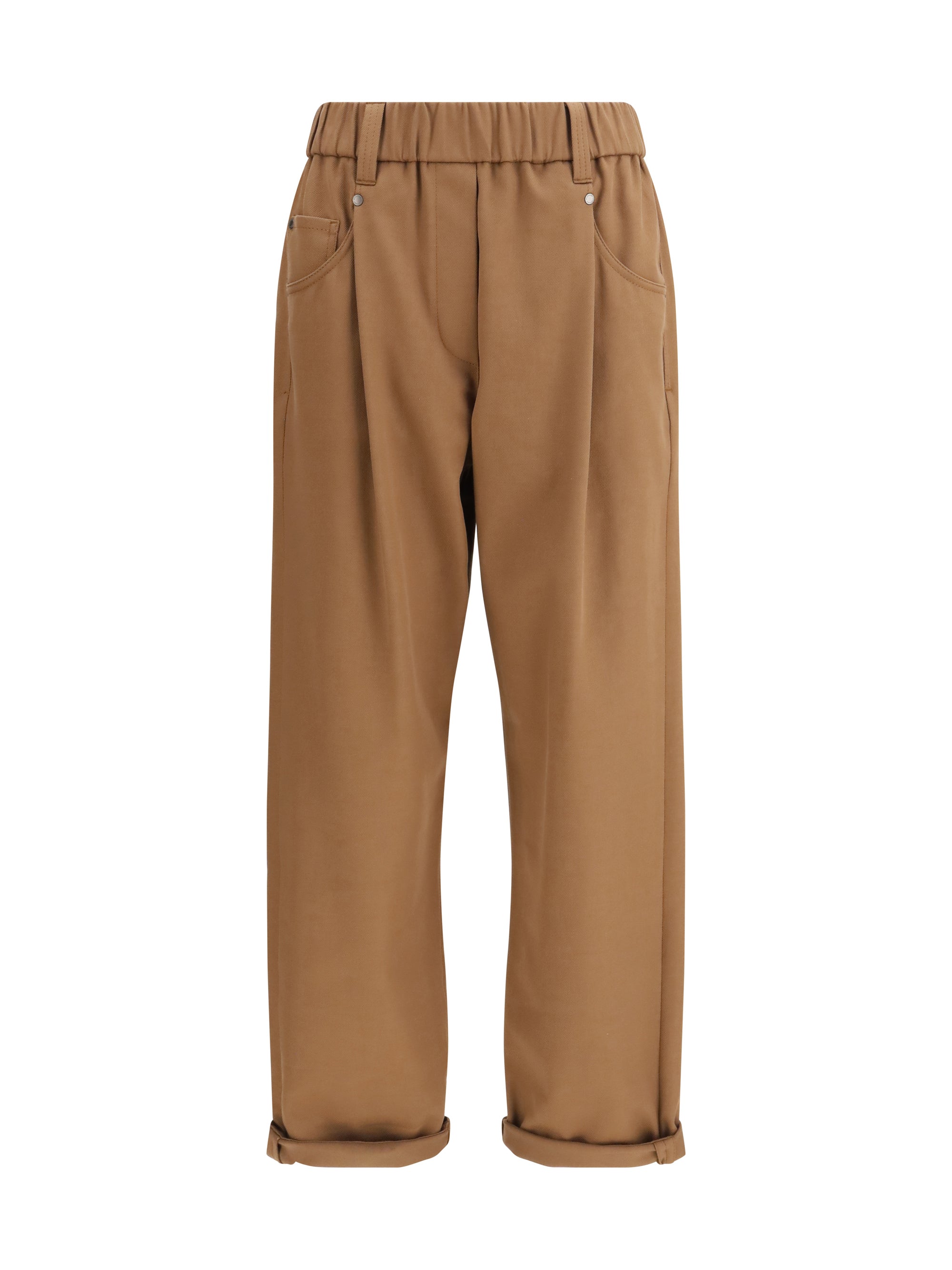 BRUNELLO CUCINELLI 40 cotton trousers