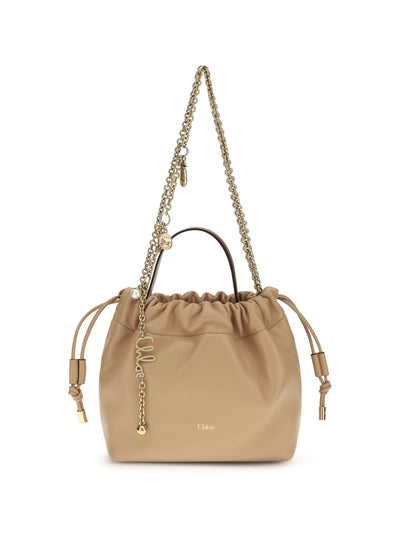 icons leather chain shoulder bag