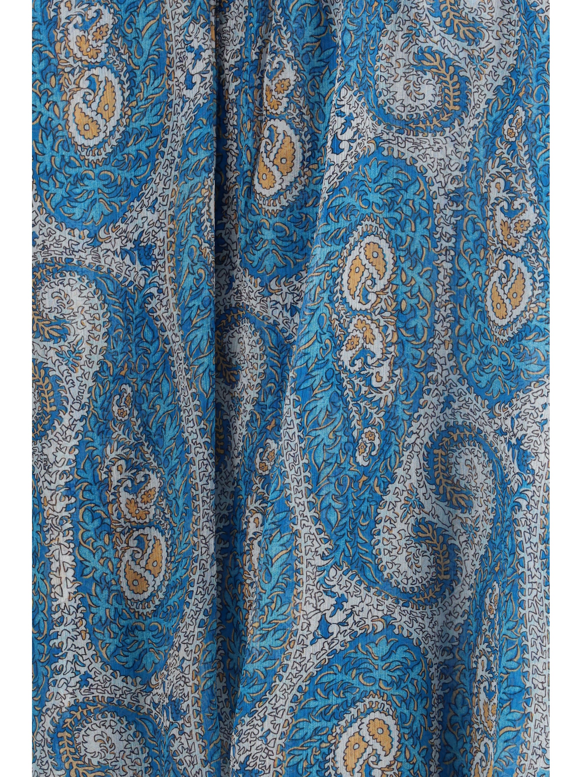 ETRO 40 pleated shirt with band collar