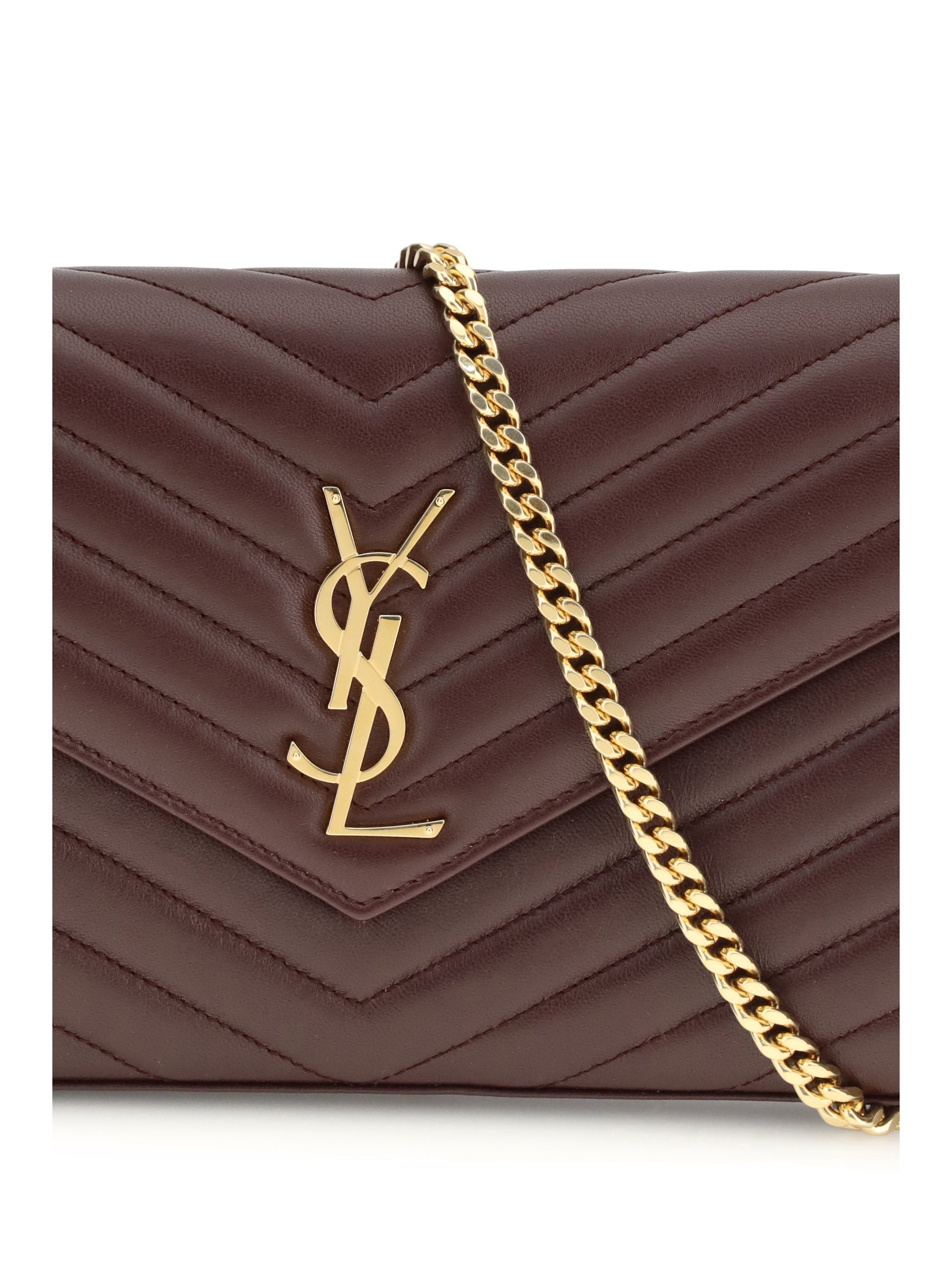 SAINT LAURENT OS monogram wallet