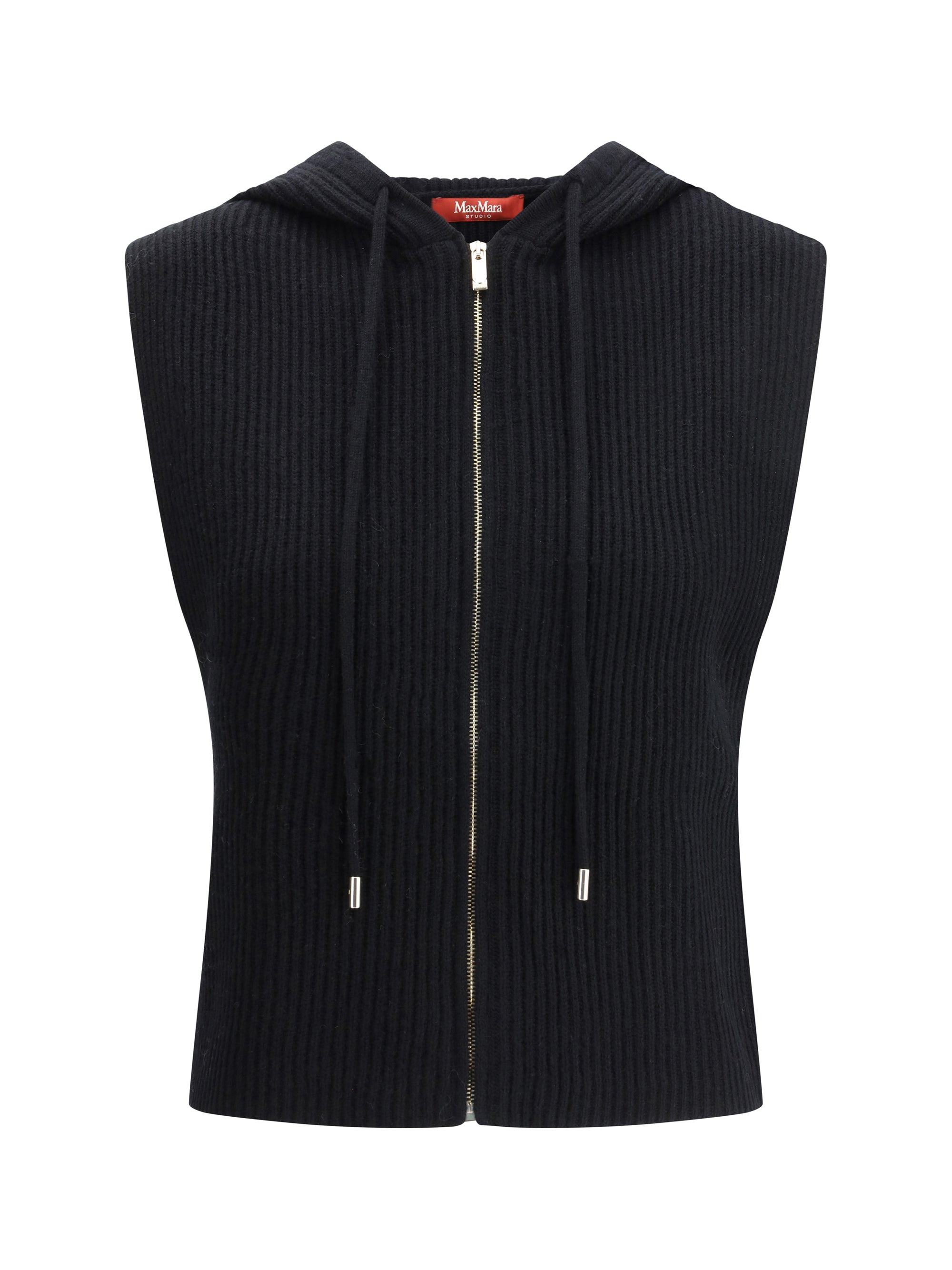 MAX MARA STUDIO L mescal hooded vest