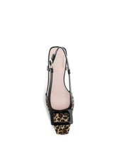 ROGER VIVIER 36 belle vivier leopard-print slingback pumps