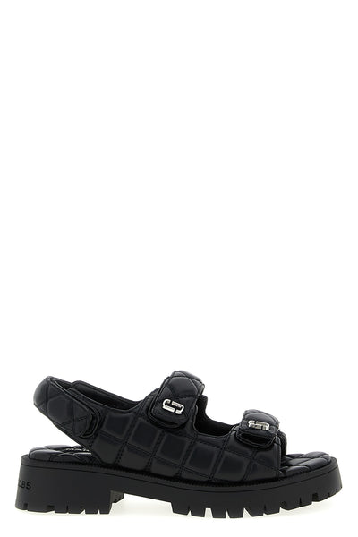 the quilted sunny quilted leather sandals
