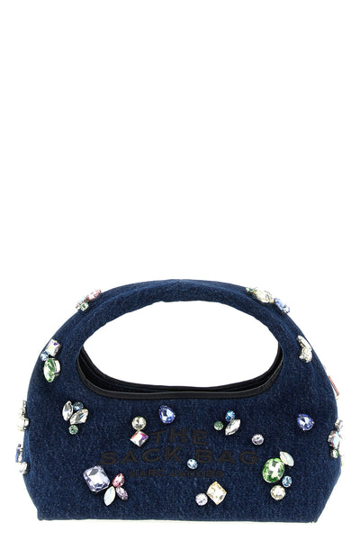 the gem denim mini sack cotton denim handbag