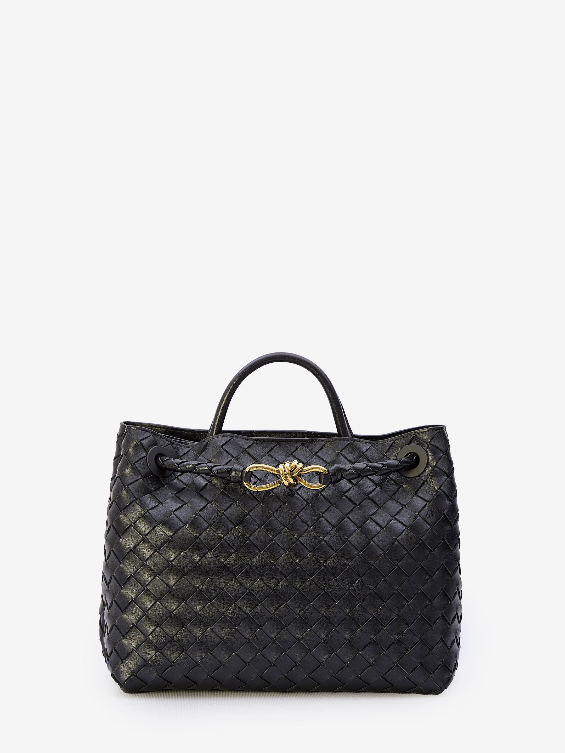 BOTTEGA VENETA OS black andiamo medium bag