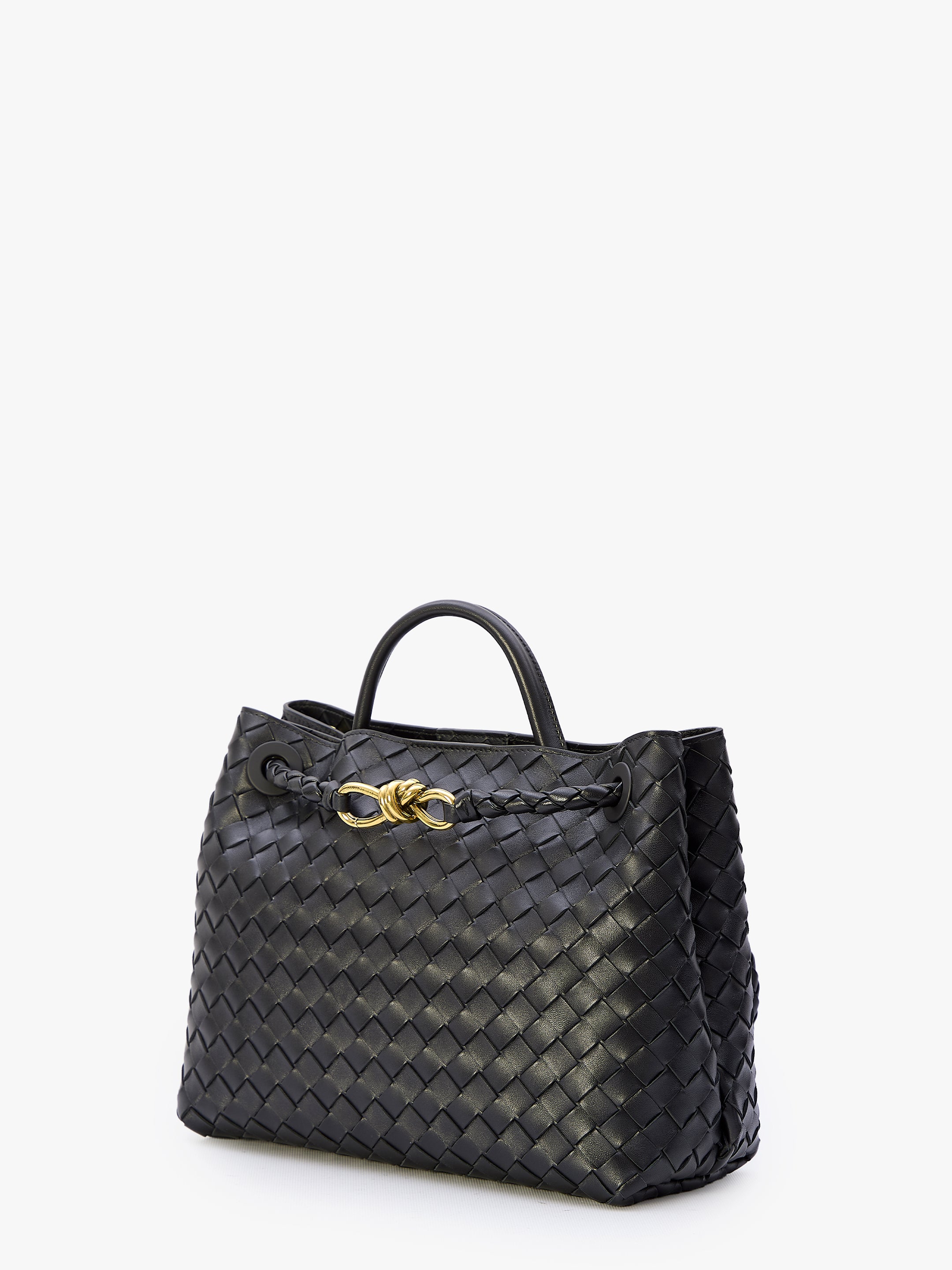 BOTTEGA VENETA OS black andiamo medium bag
