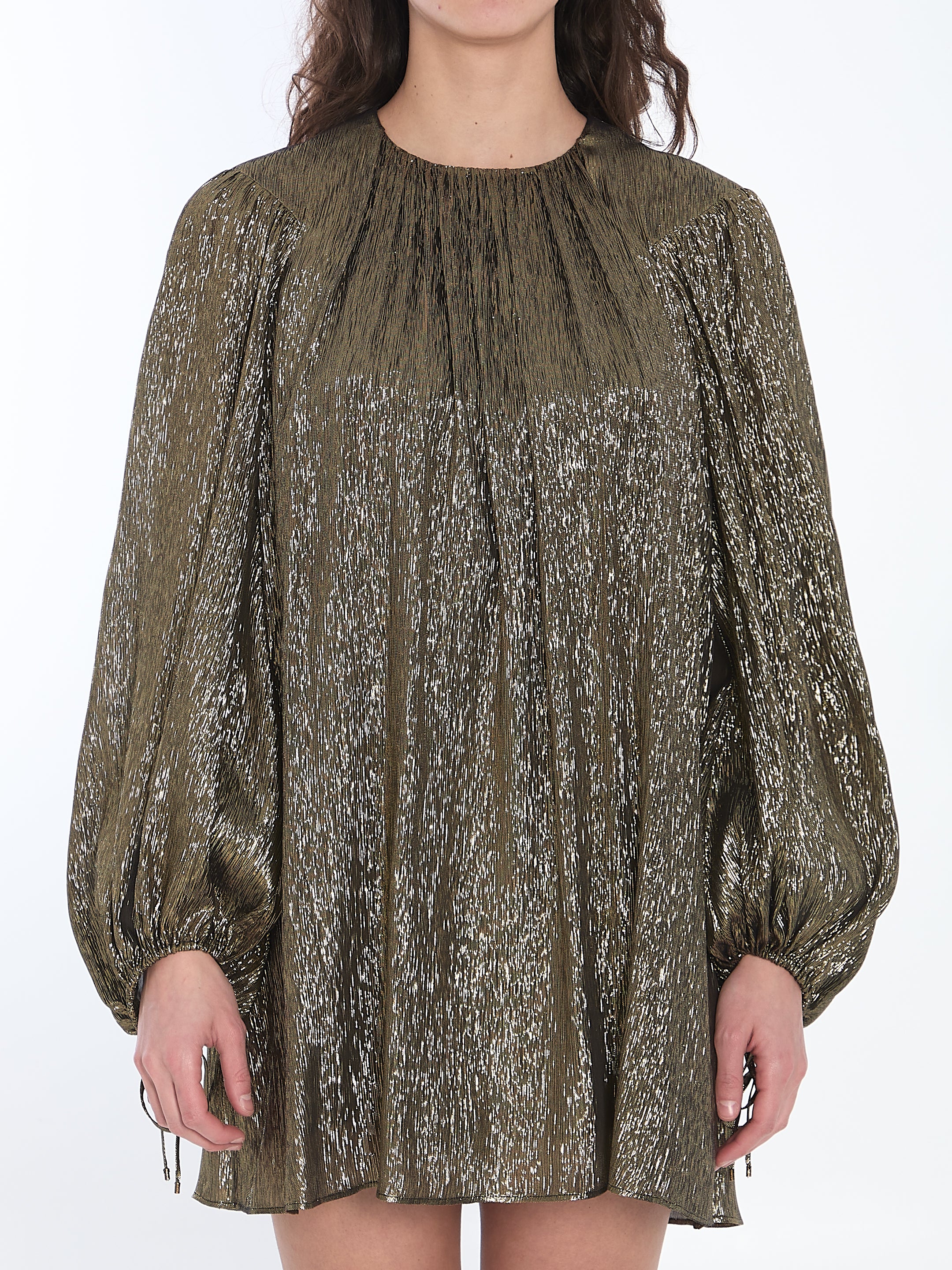 CHLOE 38 ruched mini dress