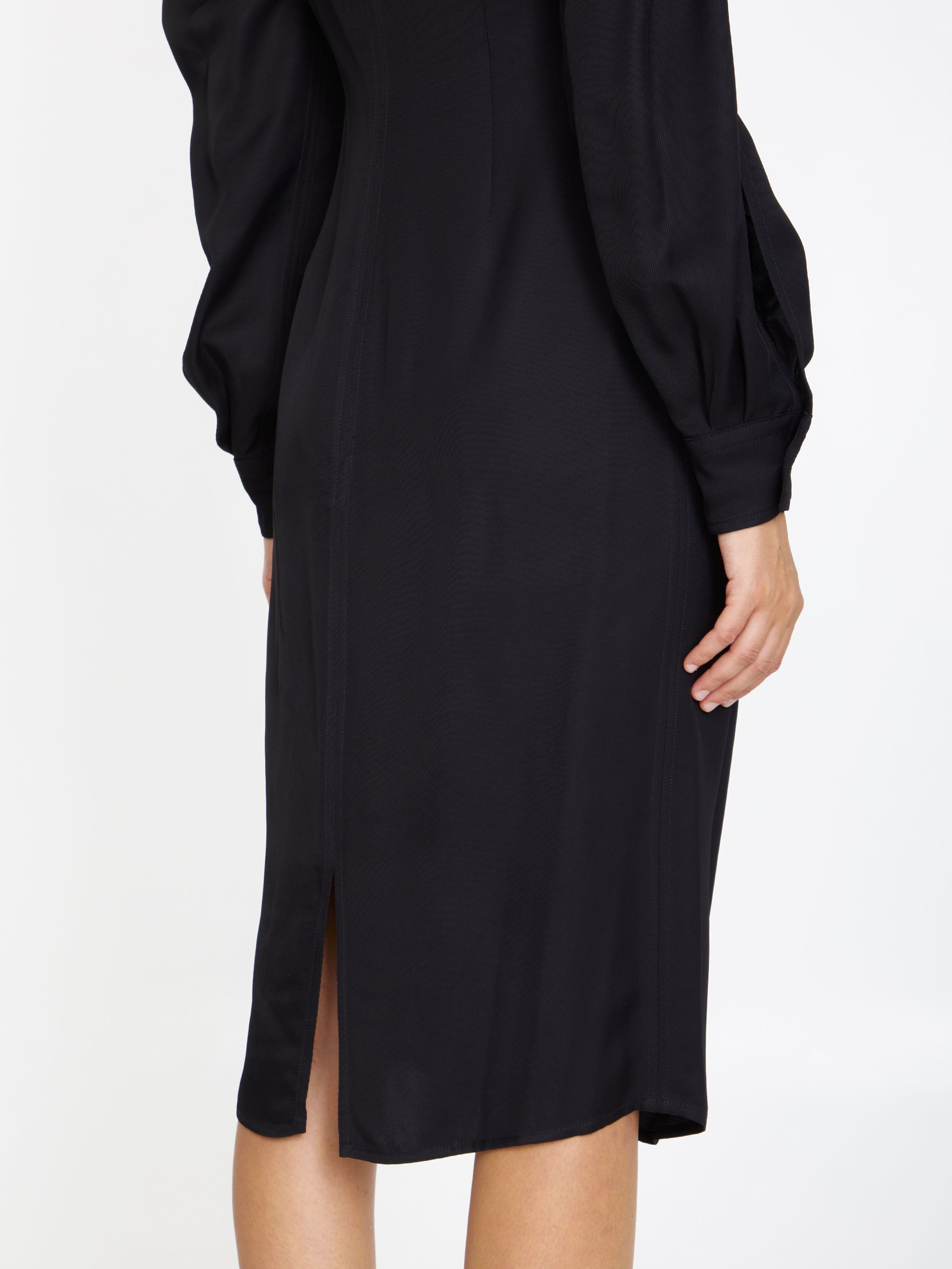 BOTTEGA VENETA 40 viscose midi dress