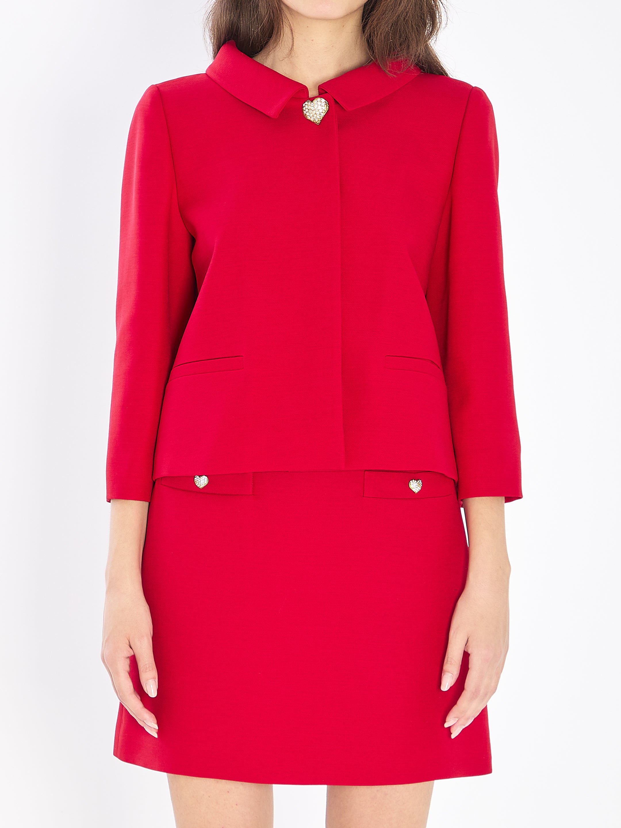 VALENTINO GARAVANI 40 jacket in crepe couture