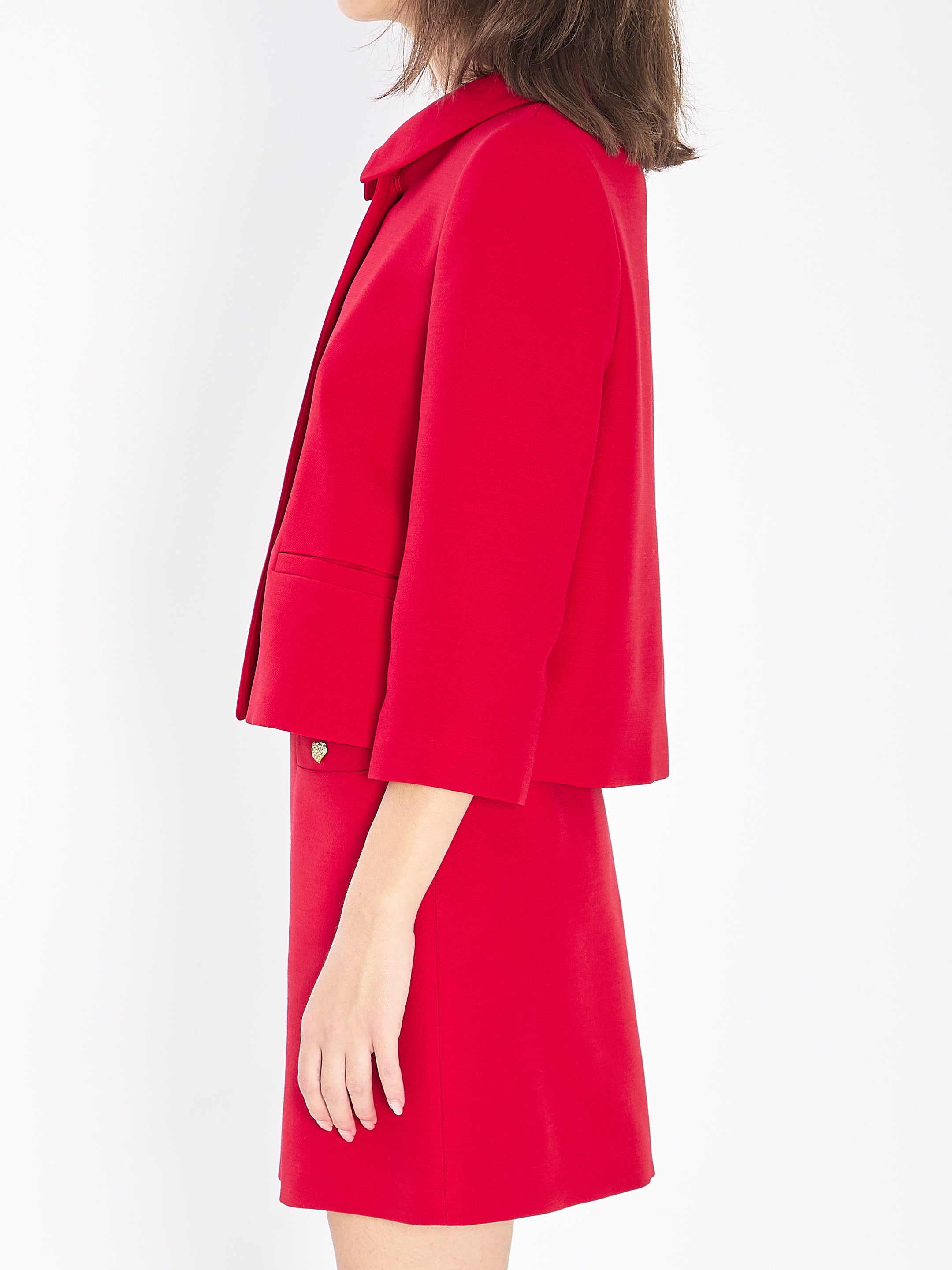 VALENTINO GARAVANI 40 jacket in crepe couture