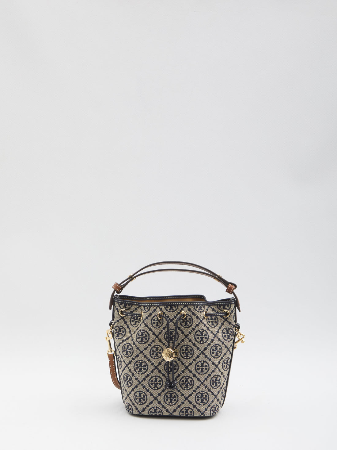 TORY BURCH OS t monogram bucket bag mini