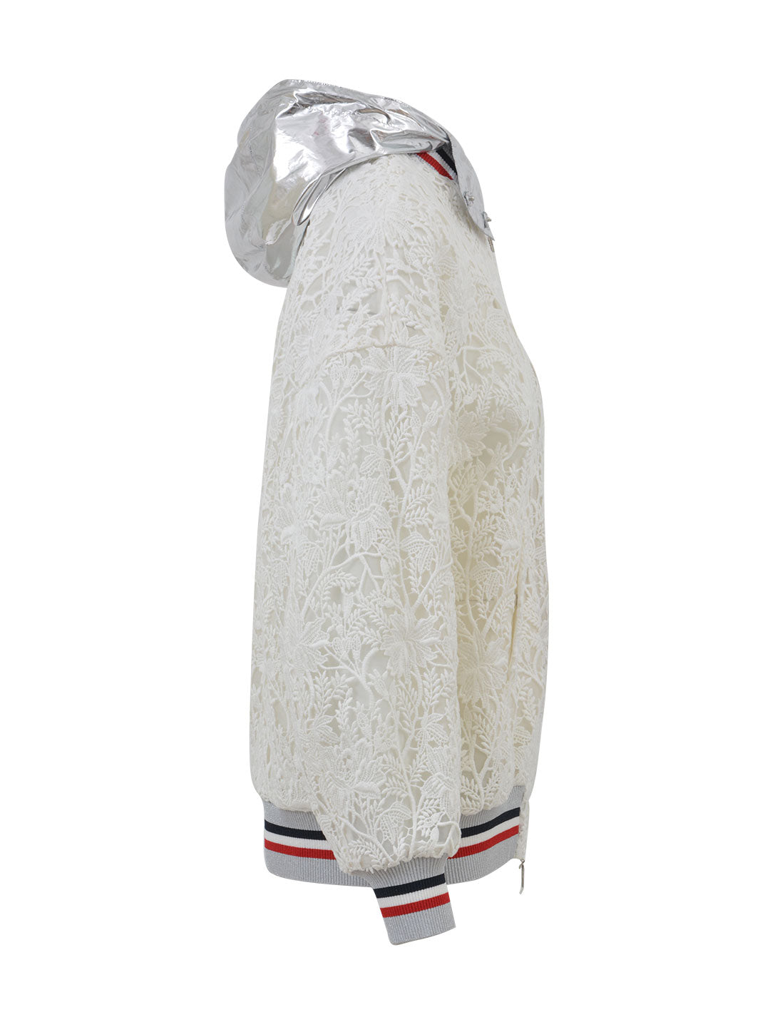 MONCLER 0 gamme rouge macramé jacket