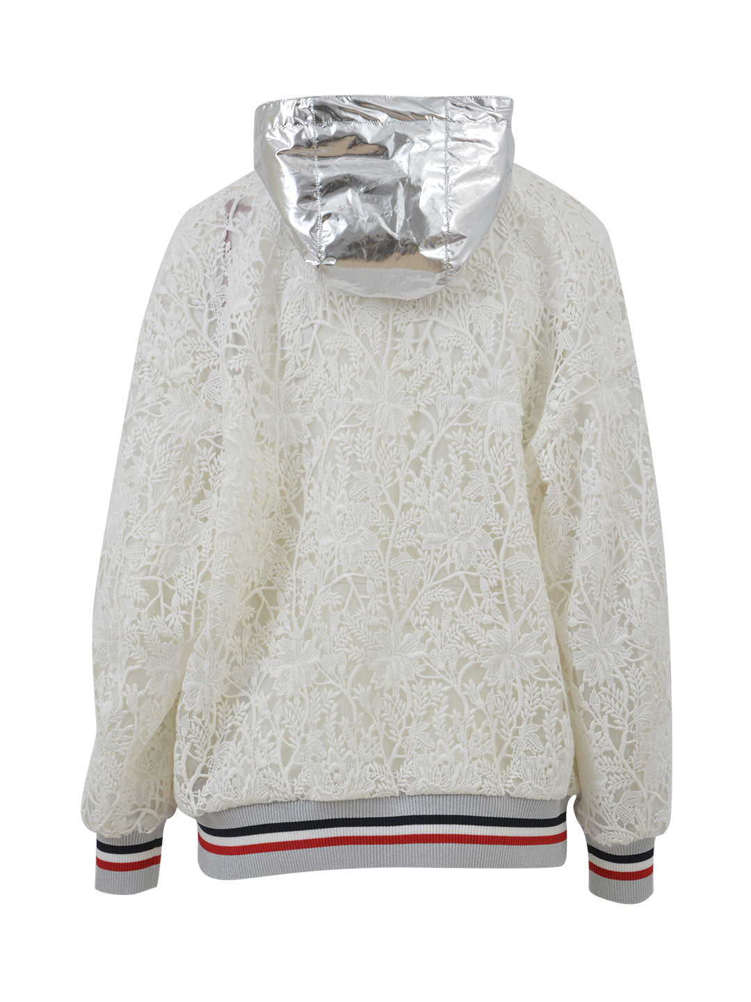 MONCLER 0 gamme rouge macramé jacket