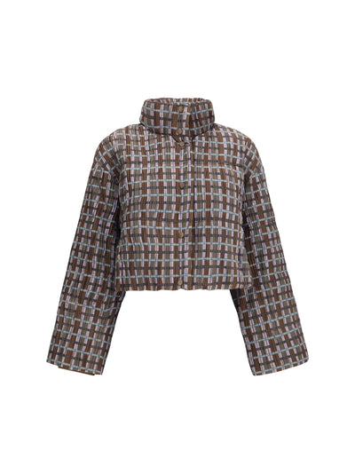 short padded high-neck jacket