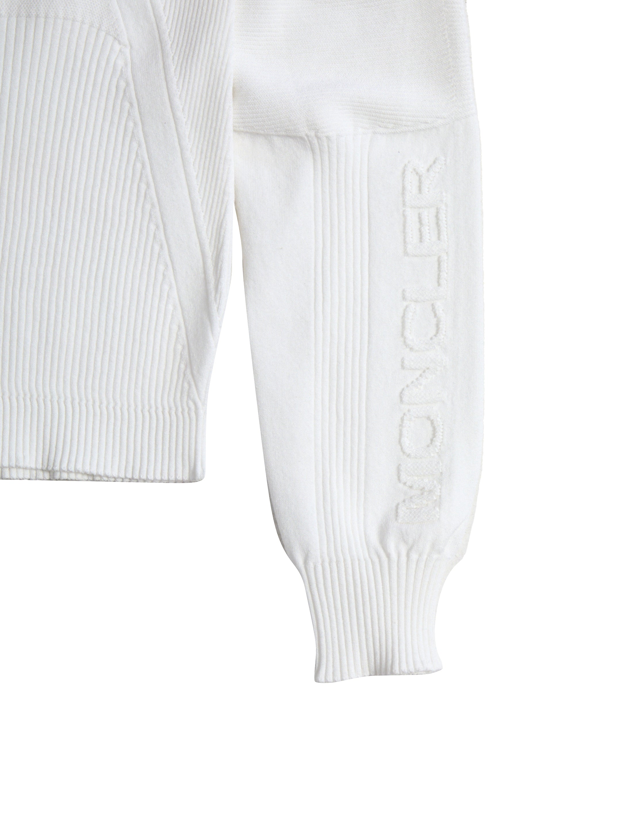 MONCLER GRENOBLE M knitted crew neck sweater.