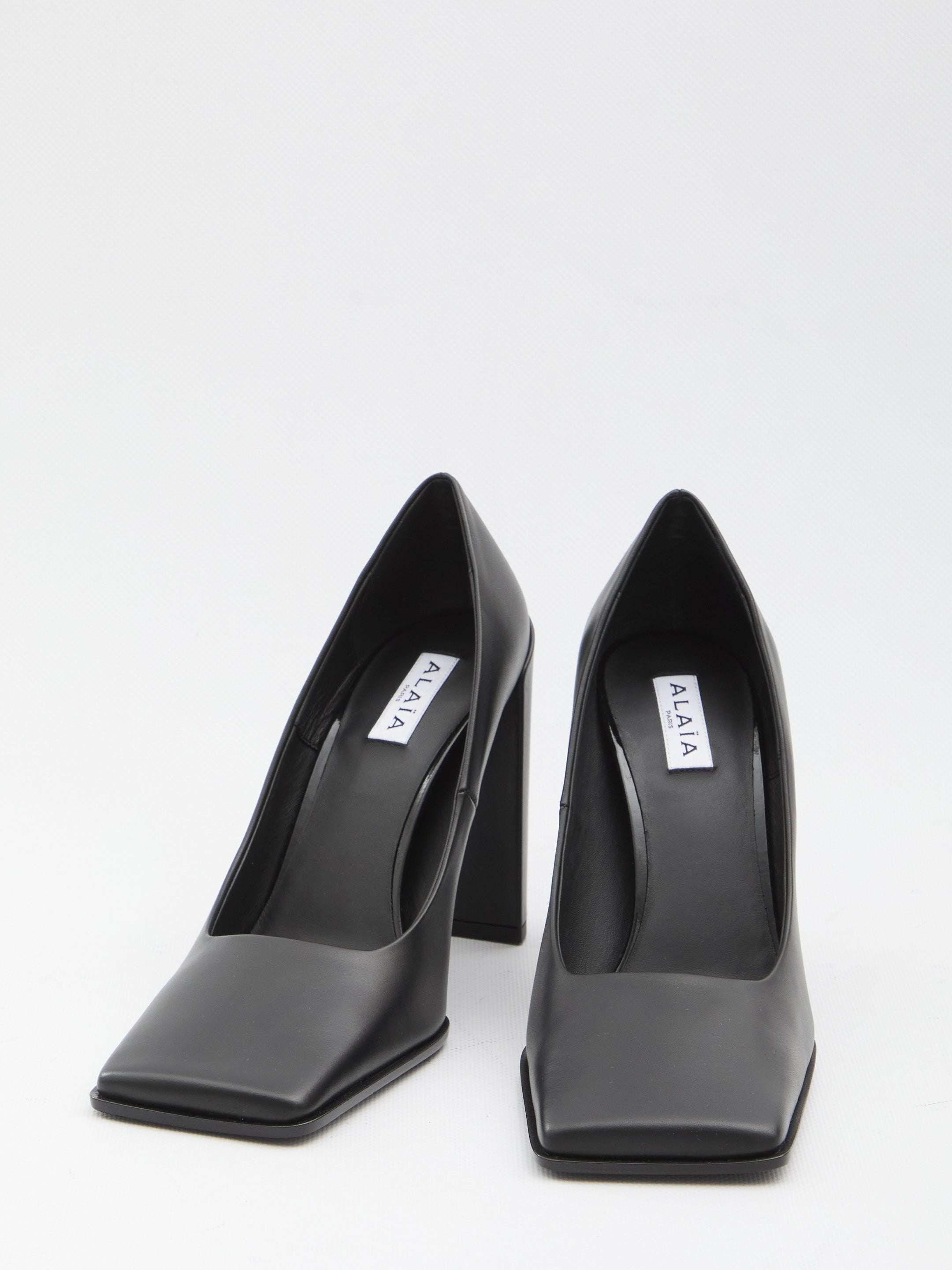 ALAIA 36 square-toed pumps