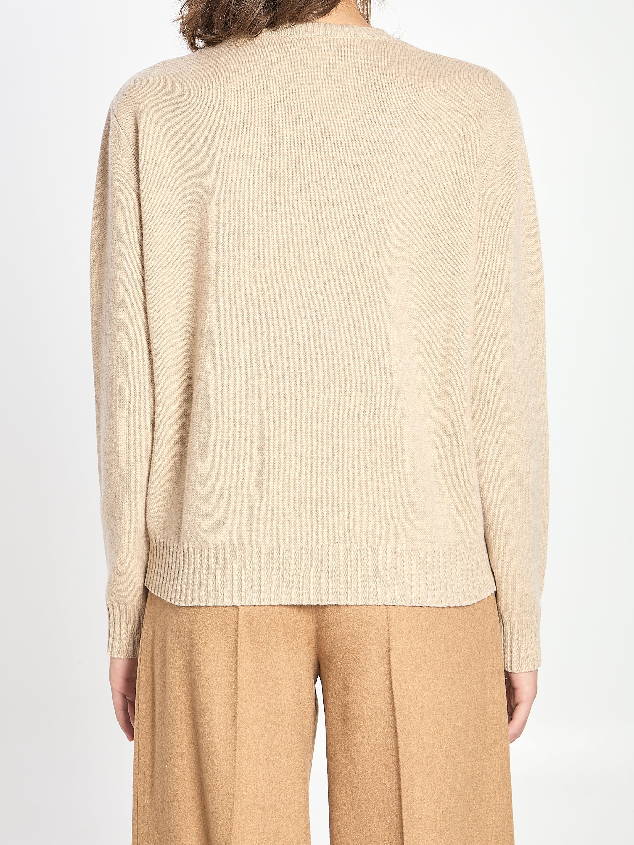 MAX MARA M crew neck sweater in cashmere