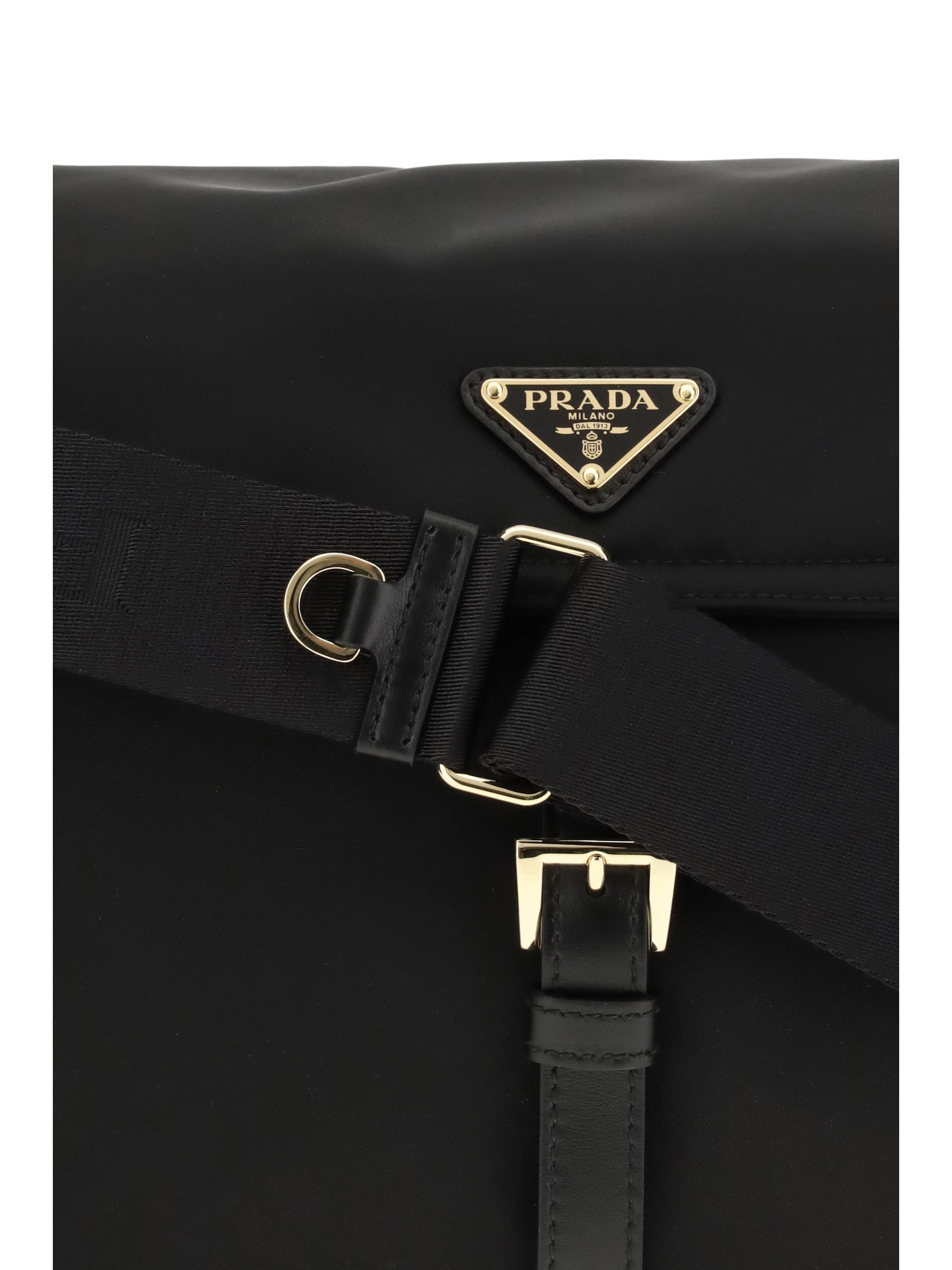 PRADA OS re-nylon explore large shoulder bag