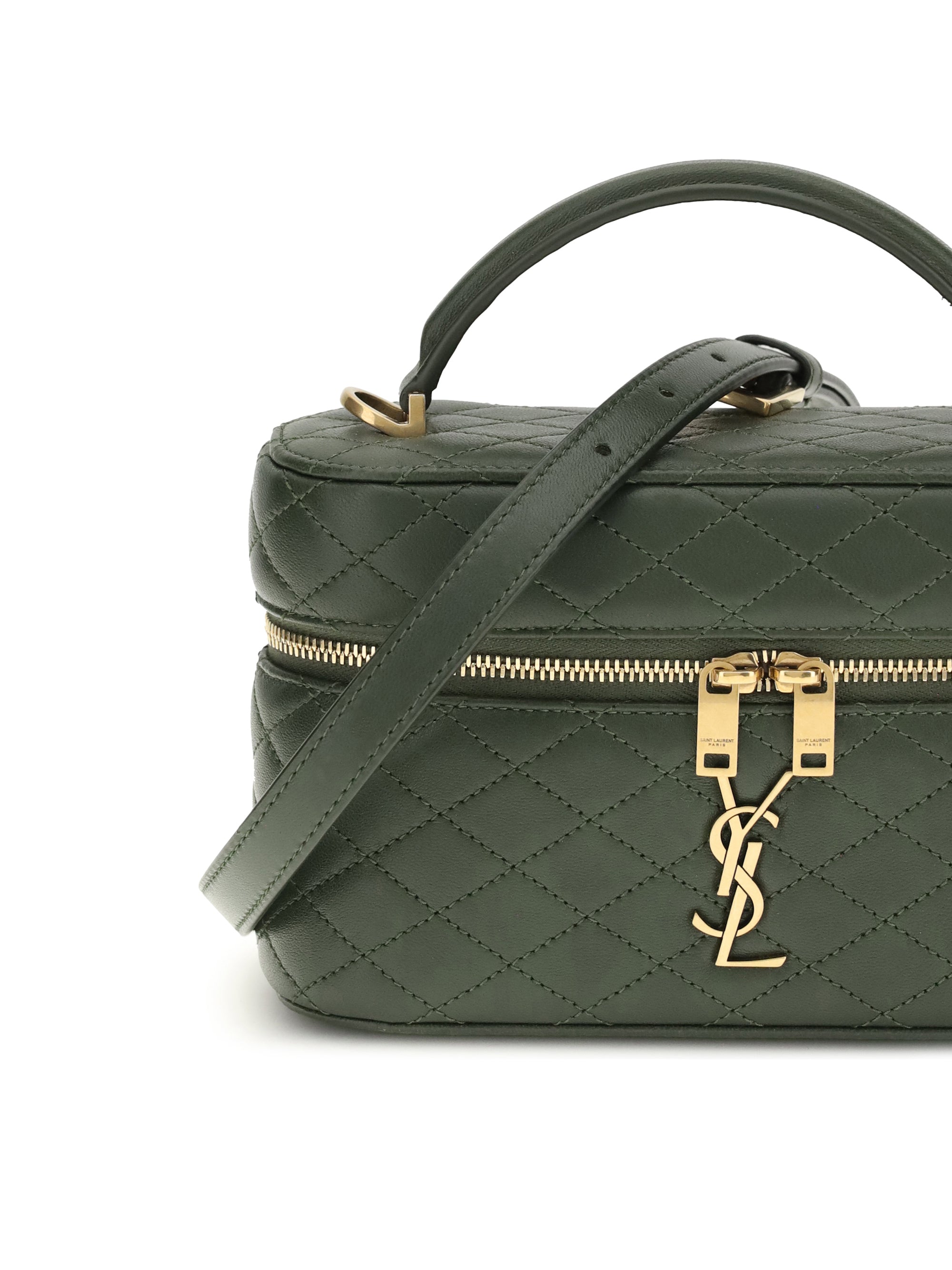 SAINT LAURENT OS vanity gaby leather handbag