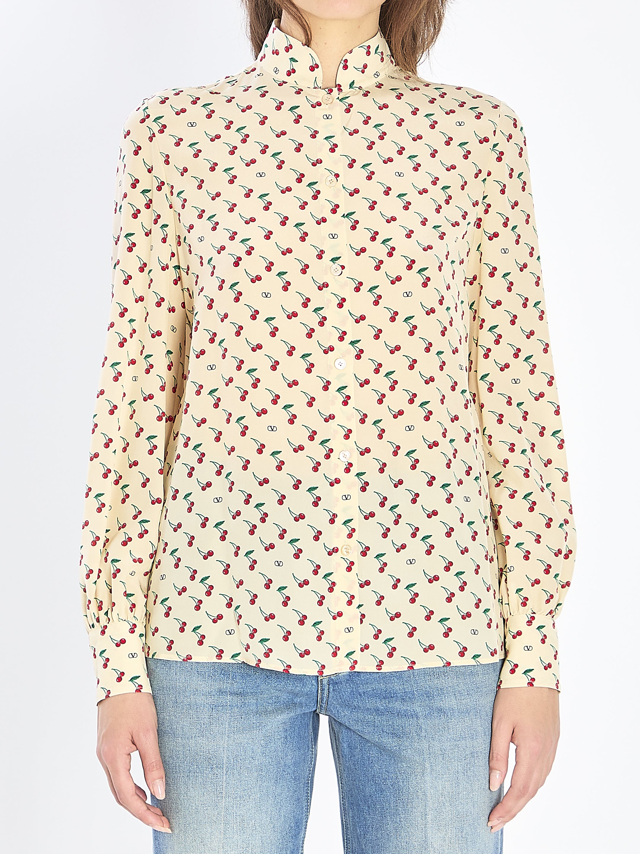VALENTINO GARAVANI 40 cherryfic shirt