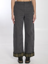 BURBERRY 6 trousers in cotton and nylon