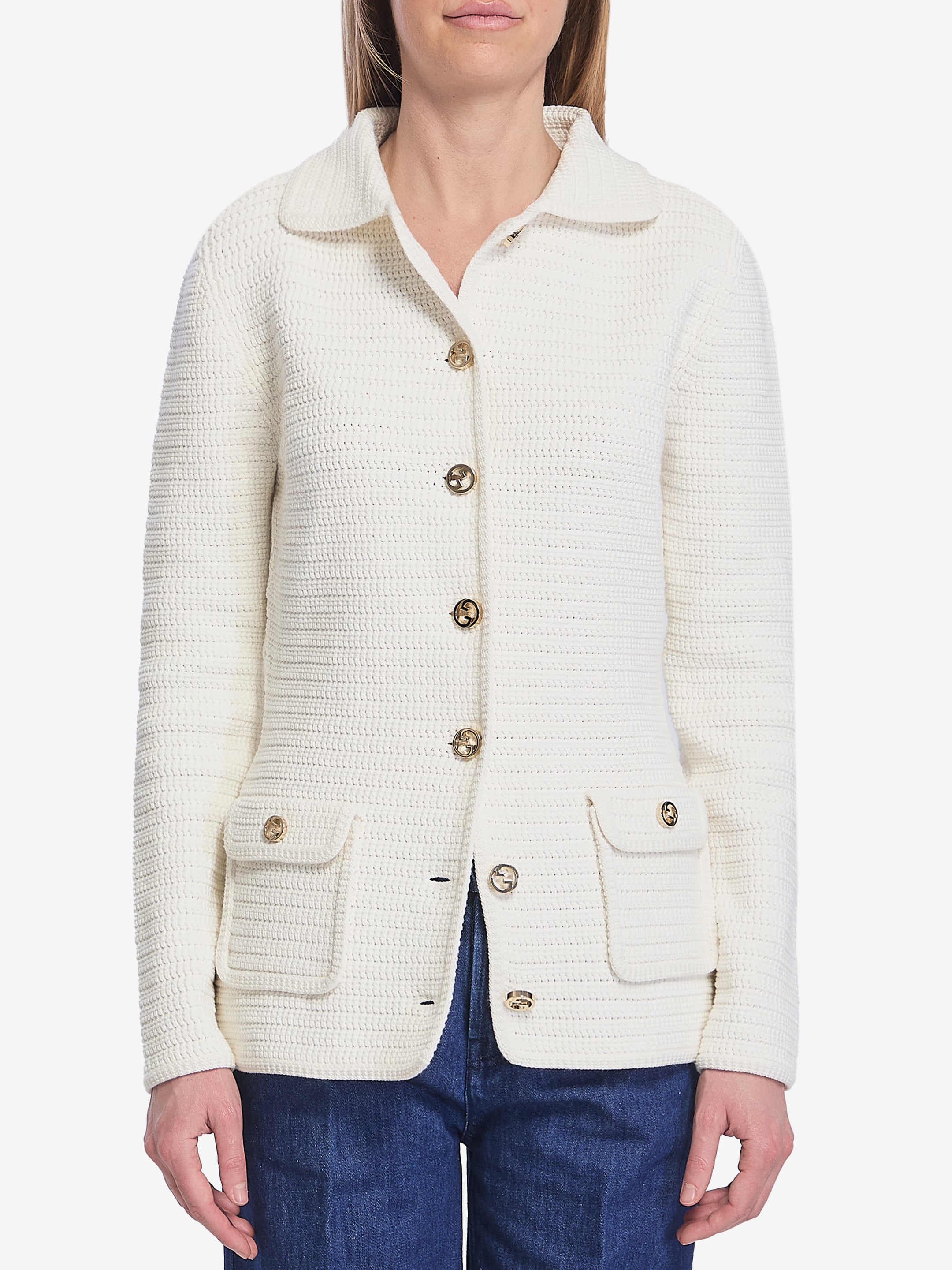 GUCCI XS cotton cardigan