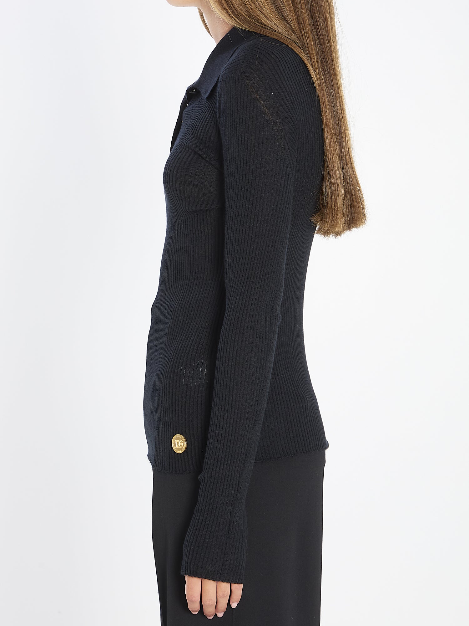 DOLCE&GABBANA 40 long-sleeve polo shirt