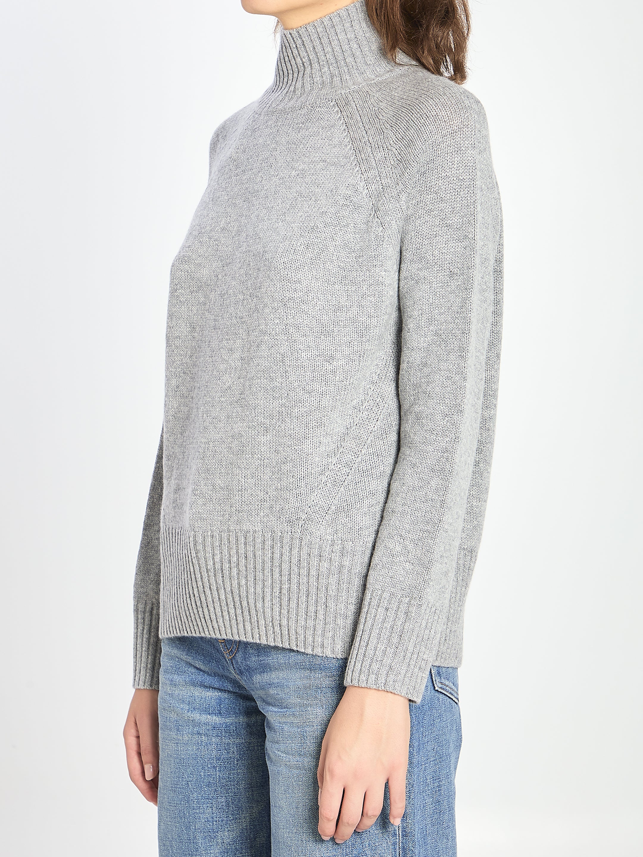 ALLUDE M turtleneck in wool and cashmere