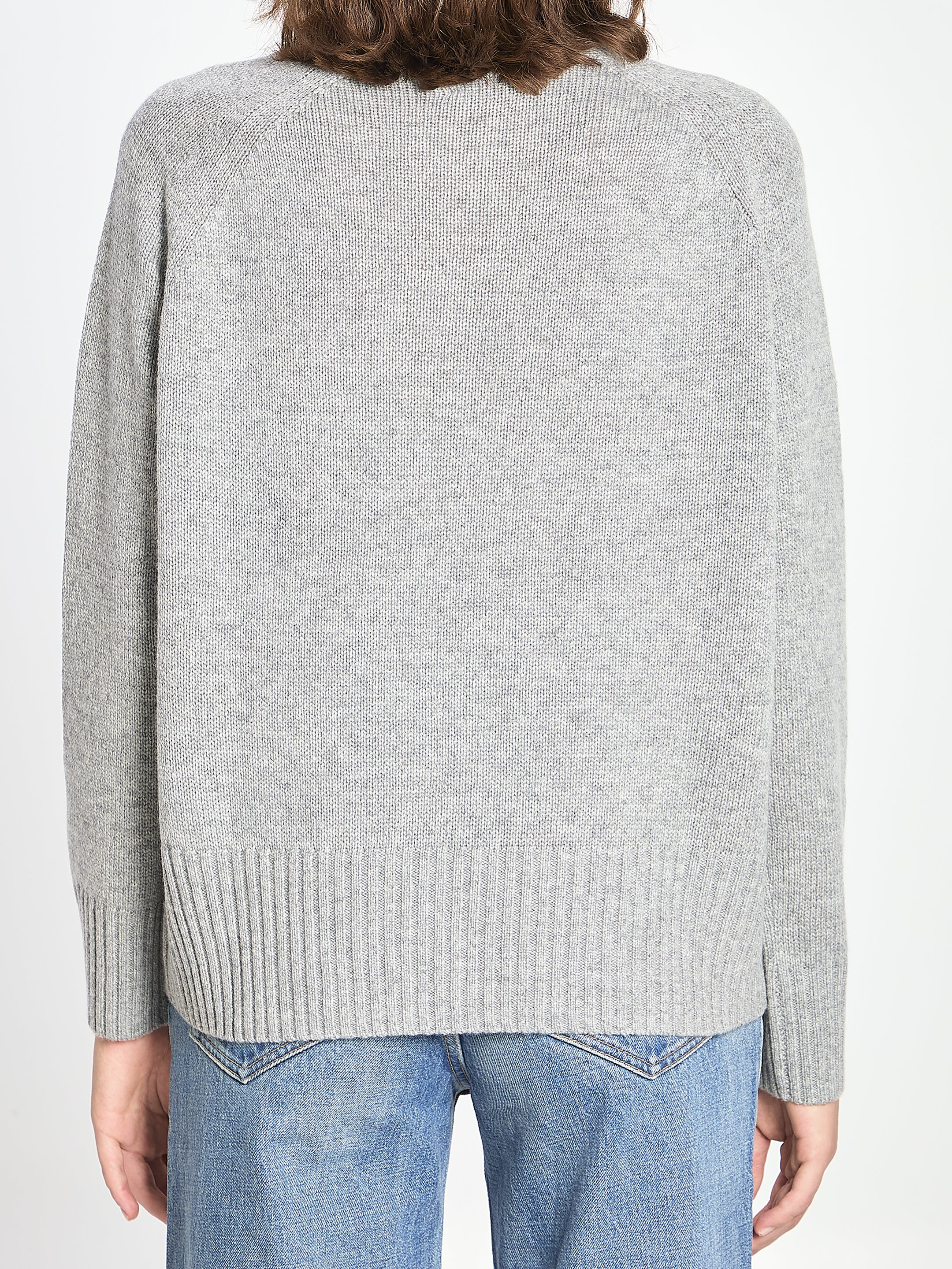 ALLUDE M turtleneck in wool and cashmere