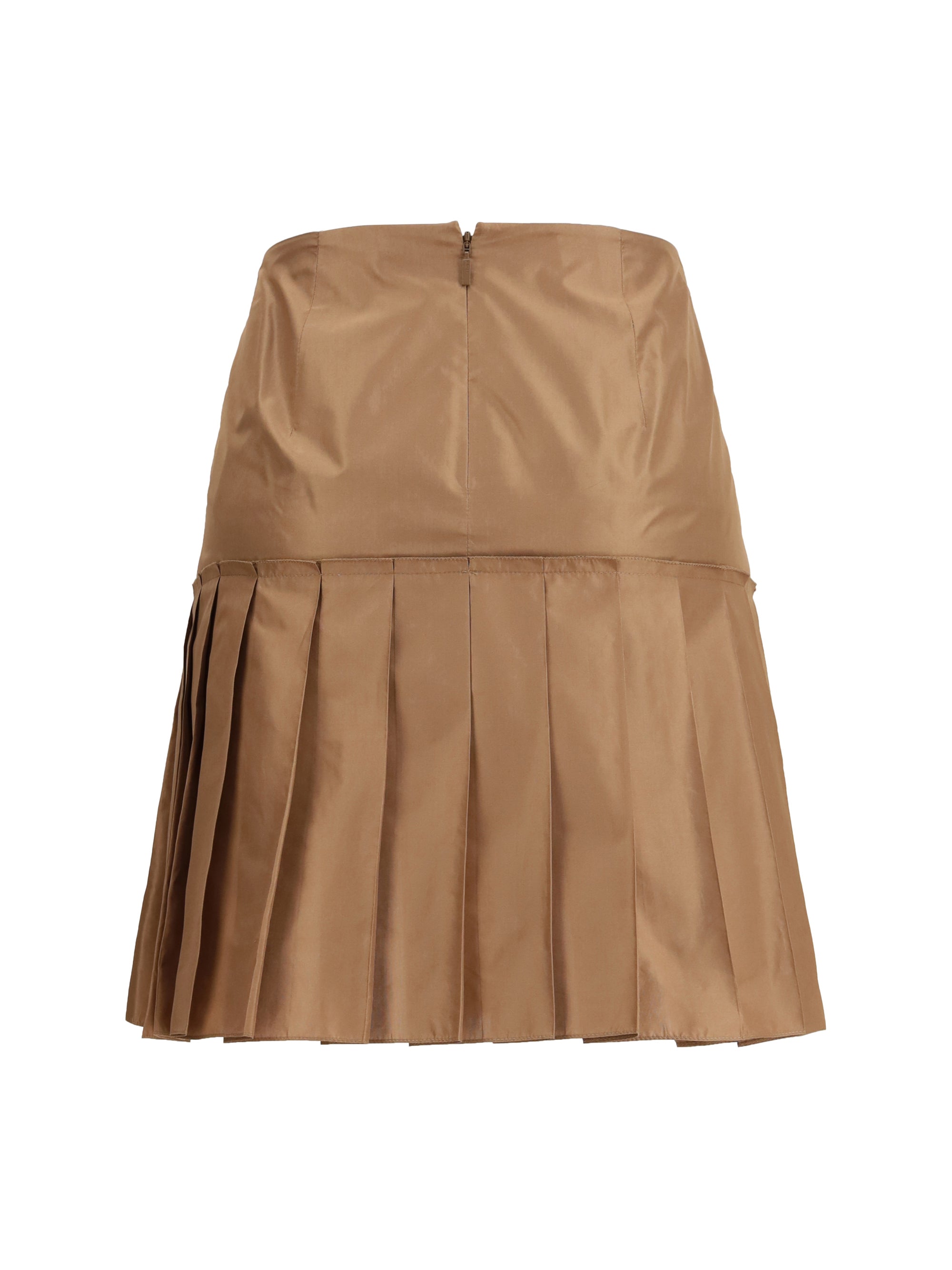 FENDI 42 silk taffetas skirt