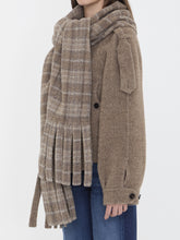 BURBERRY 8 wool-blend jacket with scarf