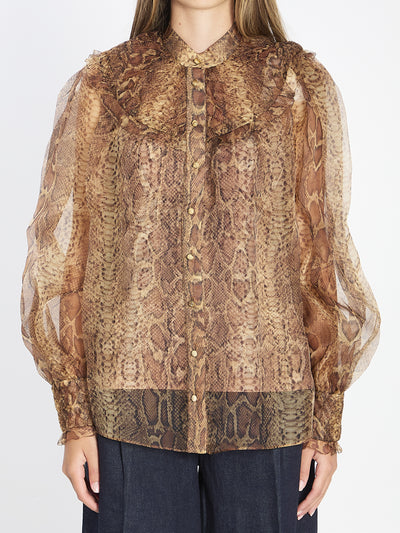 hypnotic smocked blouse