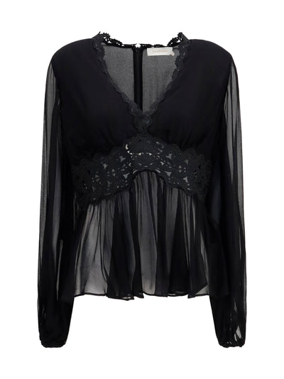 luna peplum blouse