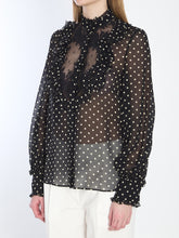 VALENTINO GARAVANI 40 shirt with polka dots