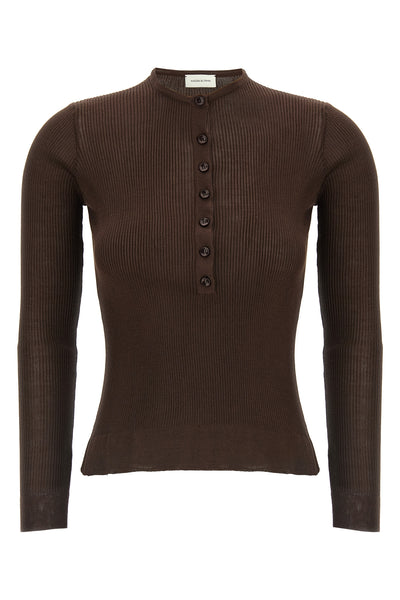 20 ribbed silk sweater