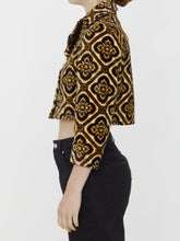 ETRO 40 velvet cropped jacket