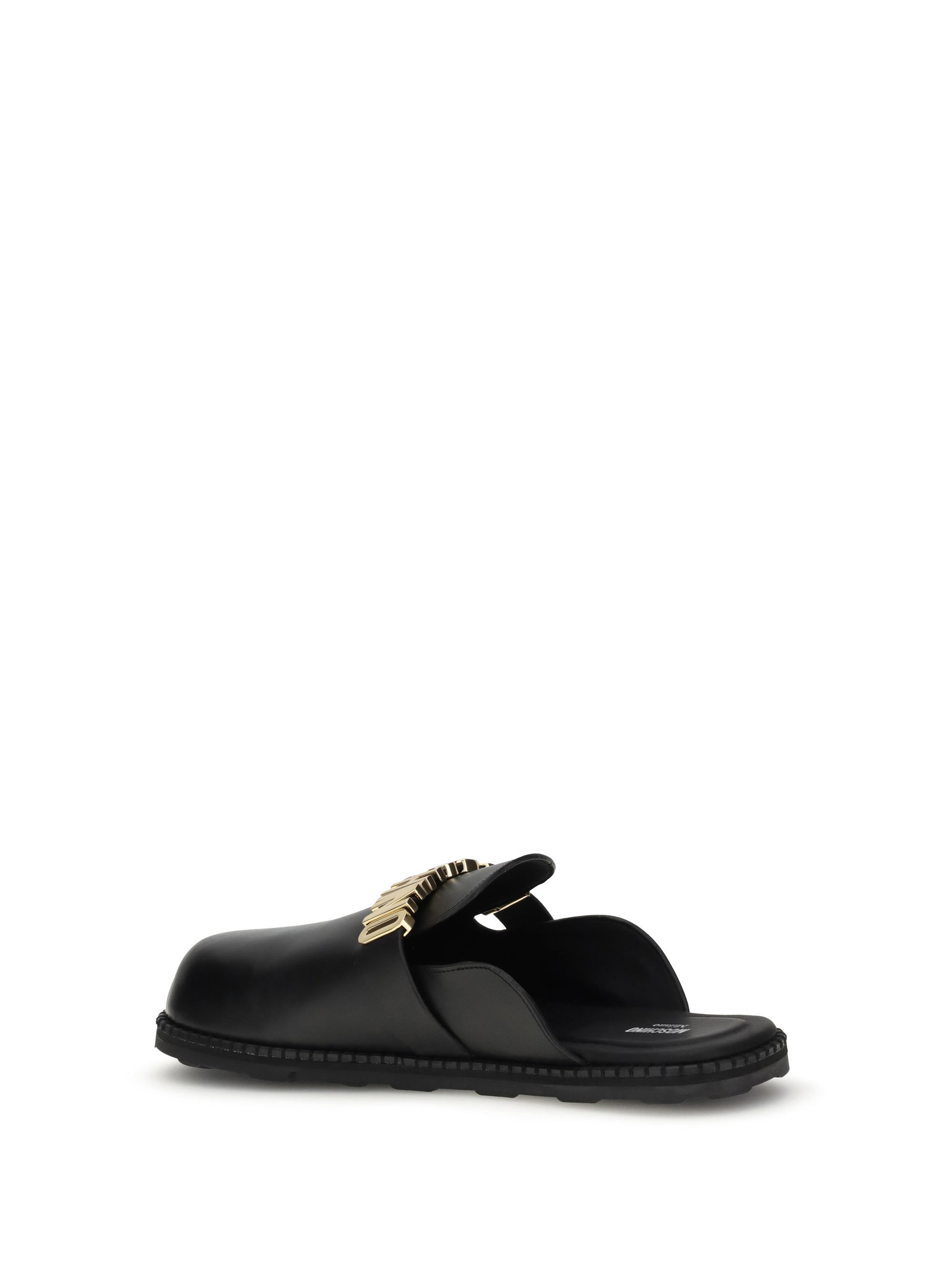 MOSCHINO 40 logo mules