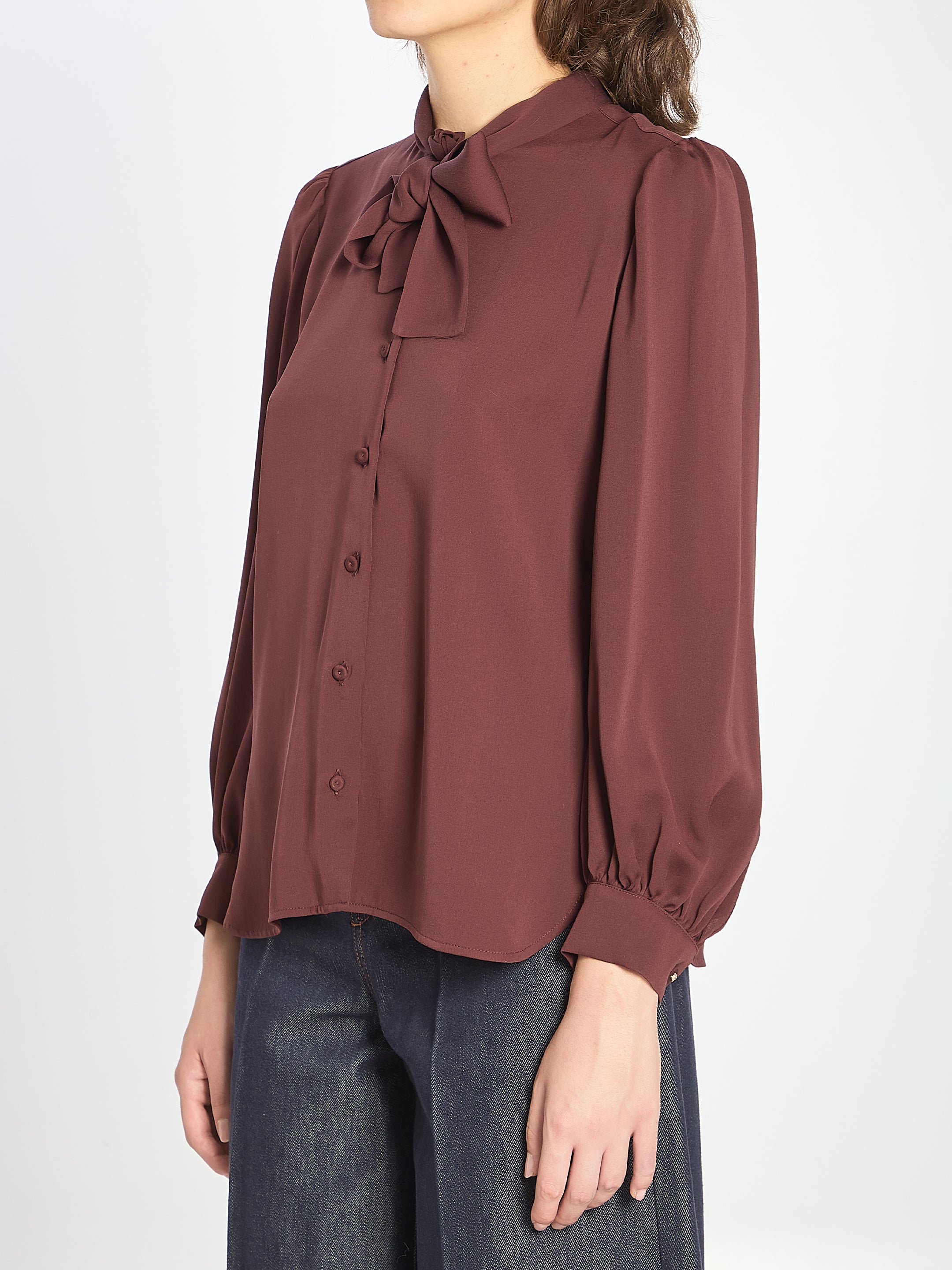 MAX MARA 42 melania silk shirt