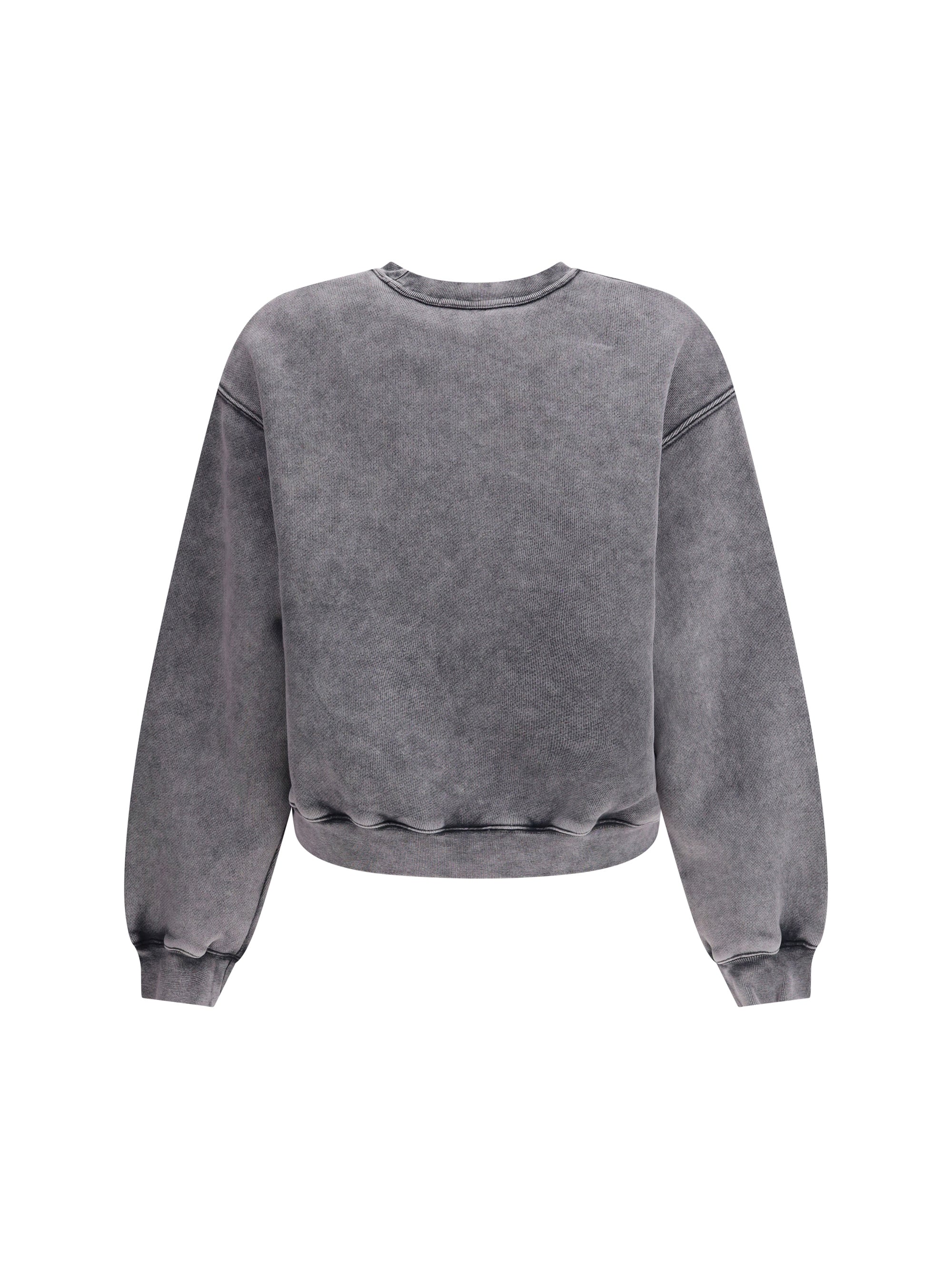 ALEXANDER WANG M  embossed logo crewneck sweatshirt