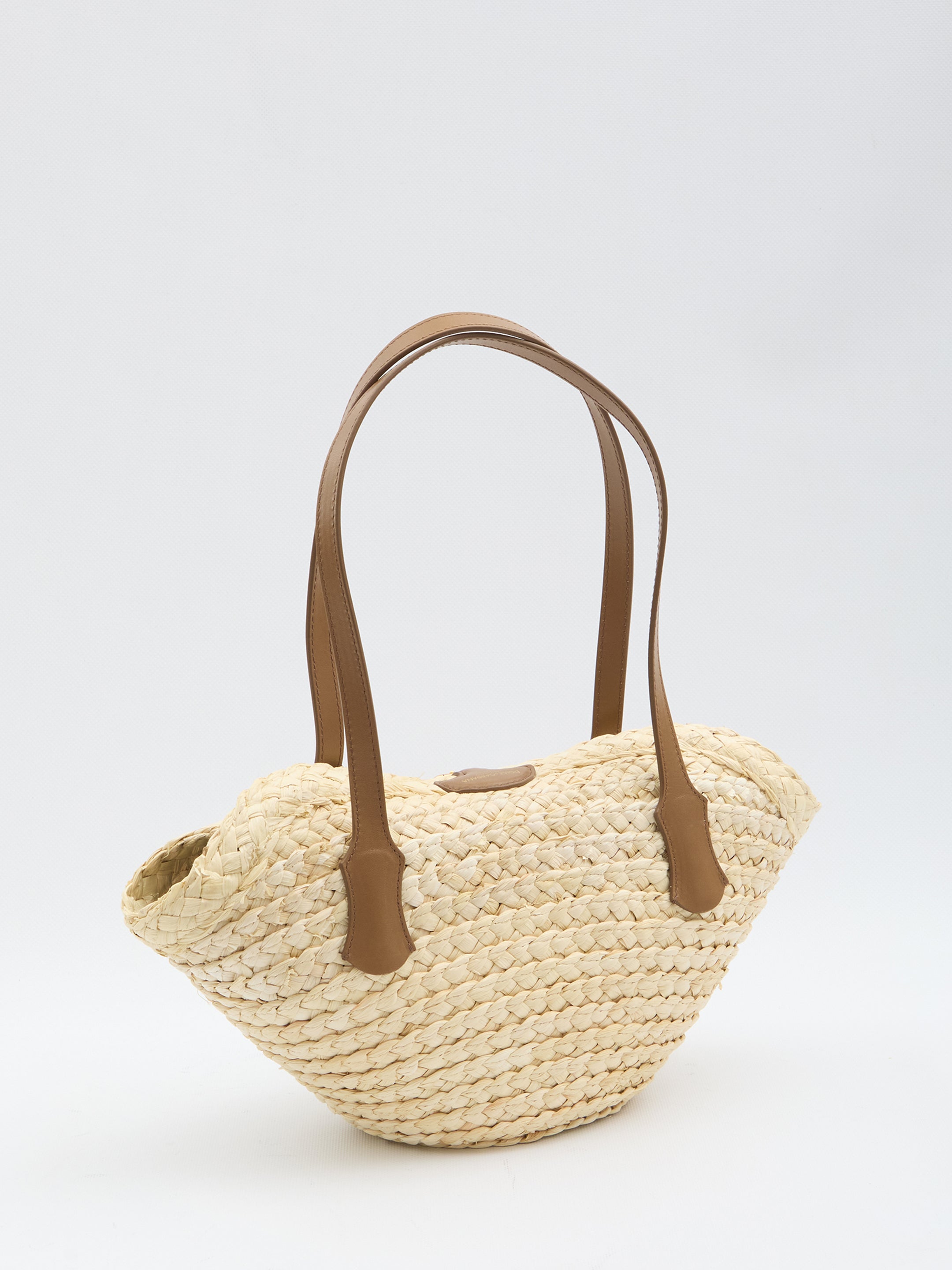 DOLCE&GABBANA OS capri coffa bag in straw