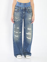 DOLCE&GABBANA 38 double wasited denim jeans