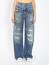 DOLCE&GABBANA 38 double wasited denim jeans