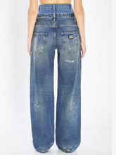 DOLCE&GABBANA 38 double wasited denim jeans