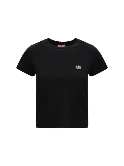 cotton t-shirt with the embroidered “wild tiger”