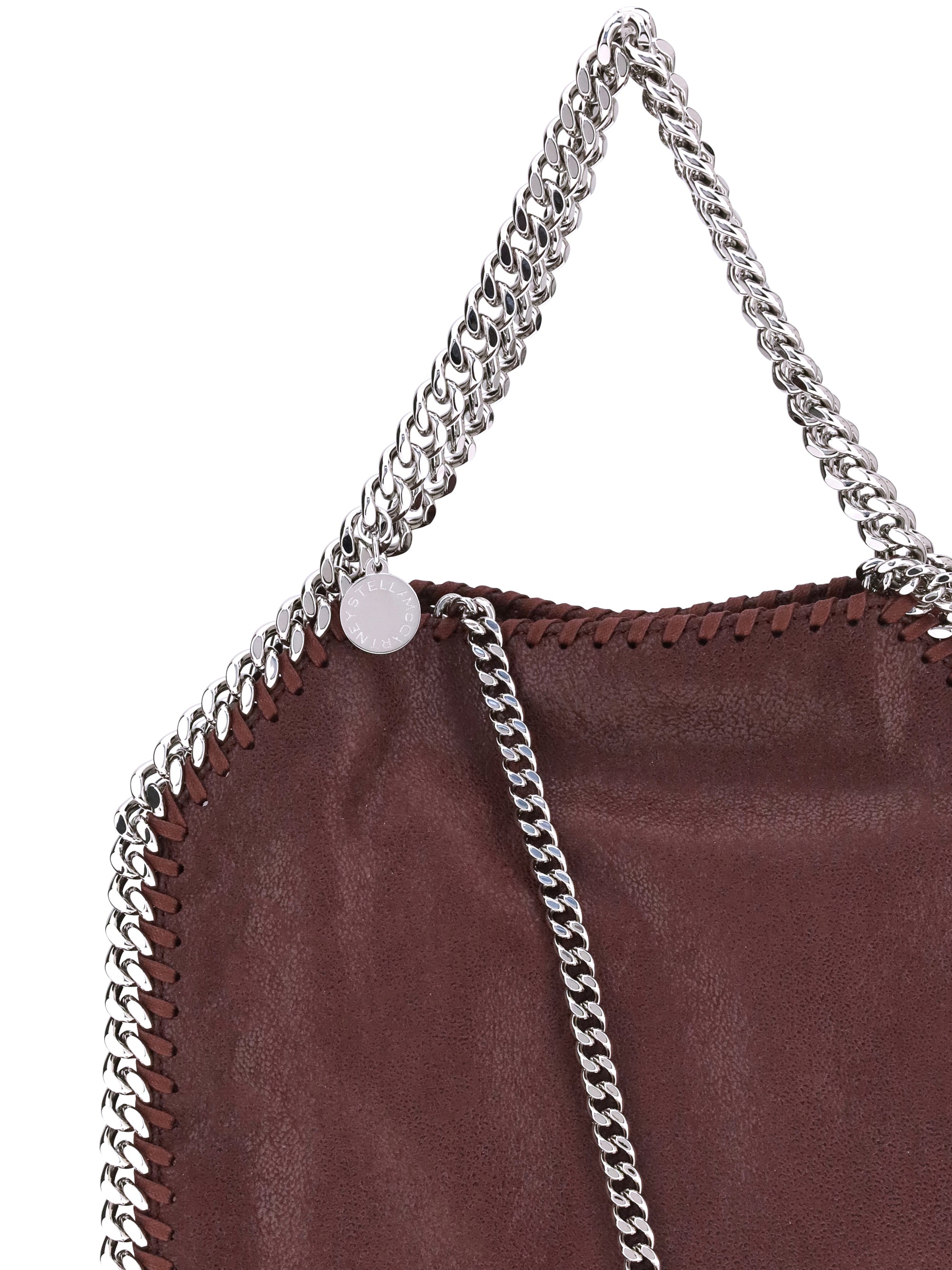 STELLA MCCARTNEY OS palladium tote handbag